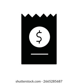 Invoice Billing Document Payment Line Icon	