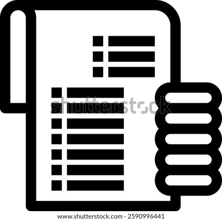 Invoice Budget icon vector illustration