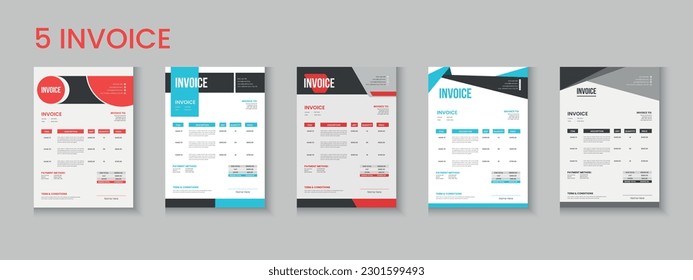 Conjunto de facturas, cobro de facturas, conjunto de facturas, asiento de efectivo de facturación de la empresa, diseño de memorias de efectivo de recepción de dinero con simulación