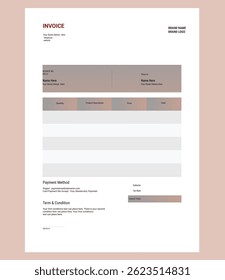 Invoice Design for Business Purpose