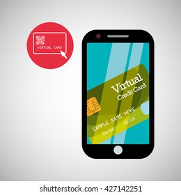 Invoice design. Online payment. Isolated illustration