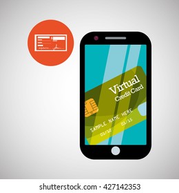 Invoice design. Online payment. Isolated illustration