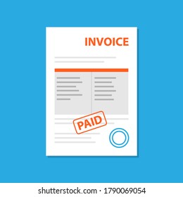 Invoice doc paper list icon