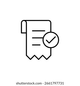 Invoice Document Icon for Billing Interface