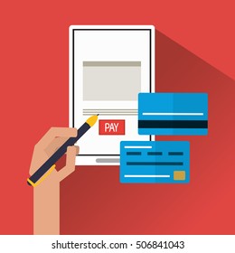 Invoice document and smartphone design