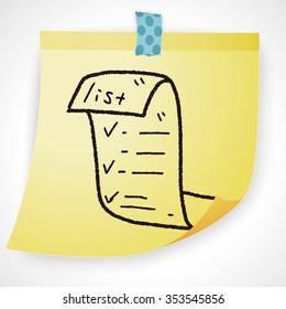 invoice doodle