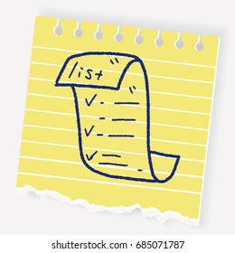 invoice doodle