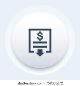 Invoice download icon