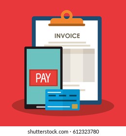 invoice economy related icons image 