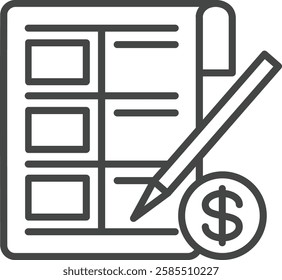 Invoice Element For Design Graphic