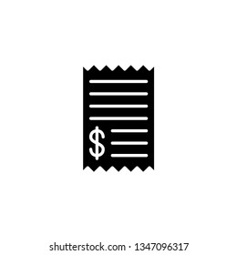 invoice glyph icon