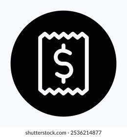Rechnungssymbol, Rechnung, Wareneingangsvektorsymbol, 