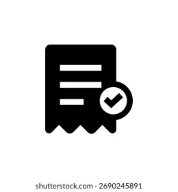 Icono de Factura para Facturación y Finanzas Documento