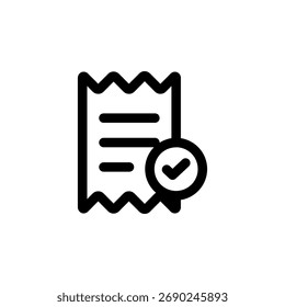 Icono de Factura para Facturación y Finanzas Documento