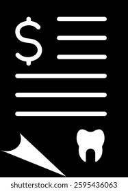 Invoice Icon Element For Design