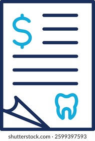 Invoice Icon Element For Design