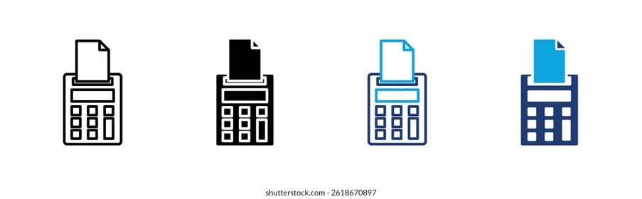 Invoice Icon Element For Design