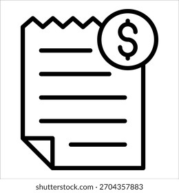 Elemento De Ícone De Fatura Para Design