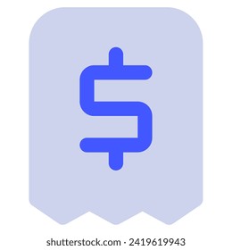 Invoice Icon Illustration for web, app, infographic, etc