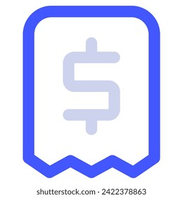 Invoice Icon Illustration for web, app, infographic, etc