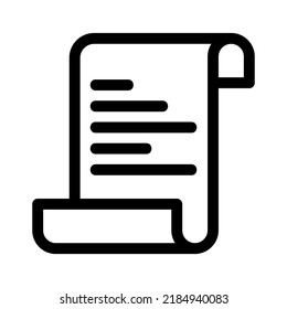 invoice icon or logo isolated sign symbol vector illustration - high quality black style vector icons
