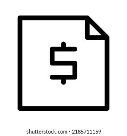 invoice icon or logo isolated sign symbol vector illustration - high quality black style vector icons
