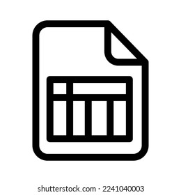 invoice icon or logo isolated sign symbol vector illustration - high quality black style vector icons
