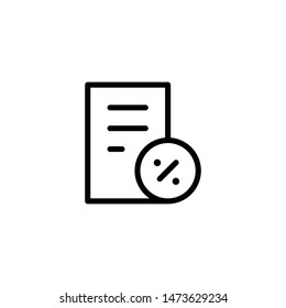 Invoice icon. Payment and bill invoice icon. Order symbol concept. Tax sign design. Paper bank document icon. Vector illustration