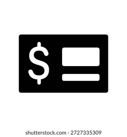 Rechnungssymbol, das den Finanzdatensatz und die Geschäftstransaktion der Abrechnungszahlungsanforderung darstellt