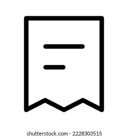 Invoice Icon Vector Symbol Design Illustration