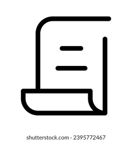Invoice Icon Vector Symbol Design Illustration