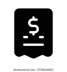 Ilustración de diseño de símbolo de Vector de icono de Factura
