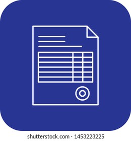 Invoice icon for your project
