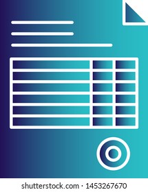 Invoice icon for your project

