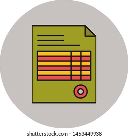 Invoice icon for your project
