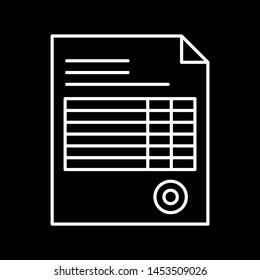 Invoice icon for your project
