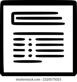 Invoice line icon, outline vector sign, linear style pictogram sign, symbol, vector, art