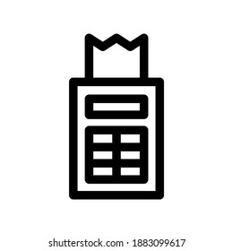invoice machine icon or logo isolated sign symbol vector illustration - Collection of high quality black style vector icons
 - Shutterstock ID 1883099617