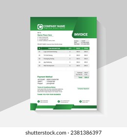 invoice new desing vector template