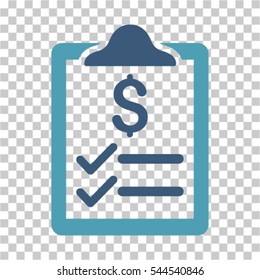 Invoice Pad icon. Vector pictogram style is a flat symbol, color, chess transparent background. Designed for software and web interface toolbars and menus.