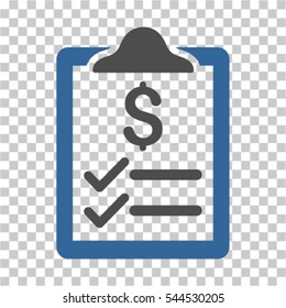 Invoice Pad icon. Vector pictograph style is a flat symbol, color, chess transparent background. Designed for software and web interface toolbars and menus.