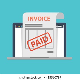 Invoice Paid Vector