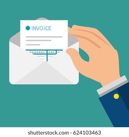 invoice pay concept isolated icon