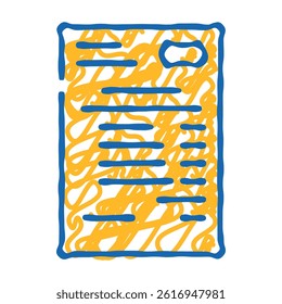 invoice payment facture doodle icon sketch vector. invoice payment facture sign. isolated symbol illustration