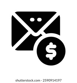 invoice solid icon. vector icon for your website, mobile, presentation, and logo design.