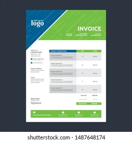 Invoice Template for any type of corporate use