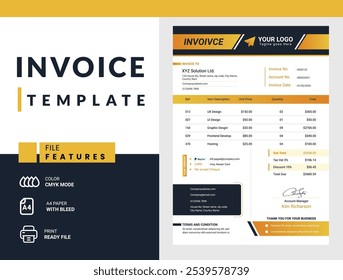 Invoice Template Design, Professional Invoicing Quotes, Price Invoices, Payment Agreement Templates, and Business Invoice Layouts