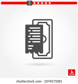 invoice vector icon