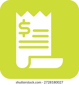 Ilustração do design do ícone do vetor da fatura