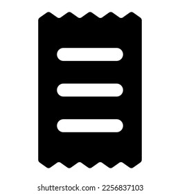 Invoice vector icon design in modern and trendy style
